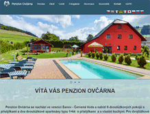 Tablet Screenshot of penzion-ovcarna.cz